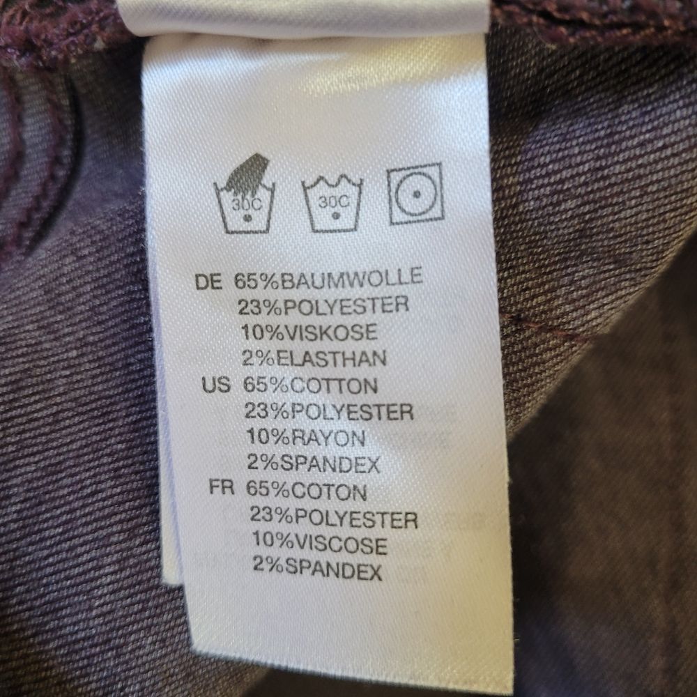 Articles of Society Sarah Cut Off Hem Ankle Skinny Jeans in Boise / Plum Size 28 - Picture 13 of 15